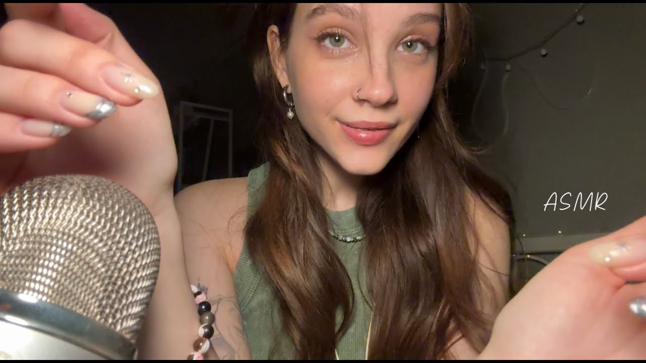 ASMR Пытаюсь Делать Визуальные триггеры      Кисточки Ручки Звуки рта и др