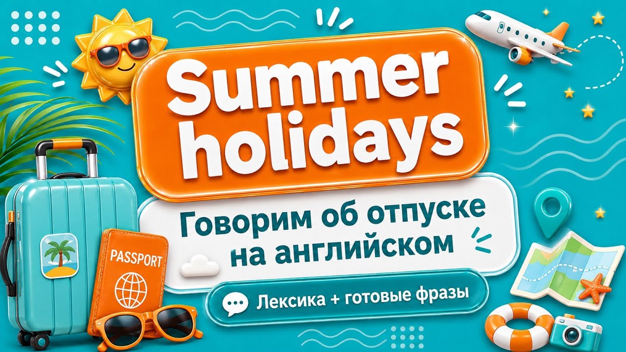 Как рассказать об отпуске на английском? ☀️ Summer Holidays: полезная лексика и фразы
