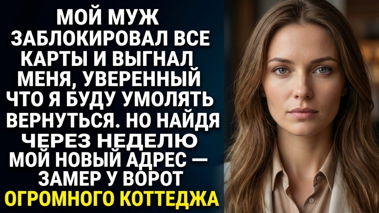 Муж выгнал, думая что я вернусь? Через неделю он стоял у МОЕГО коттеджа и не мог поверить глазам...