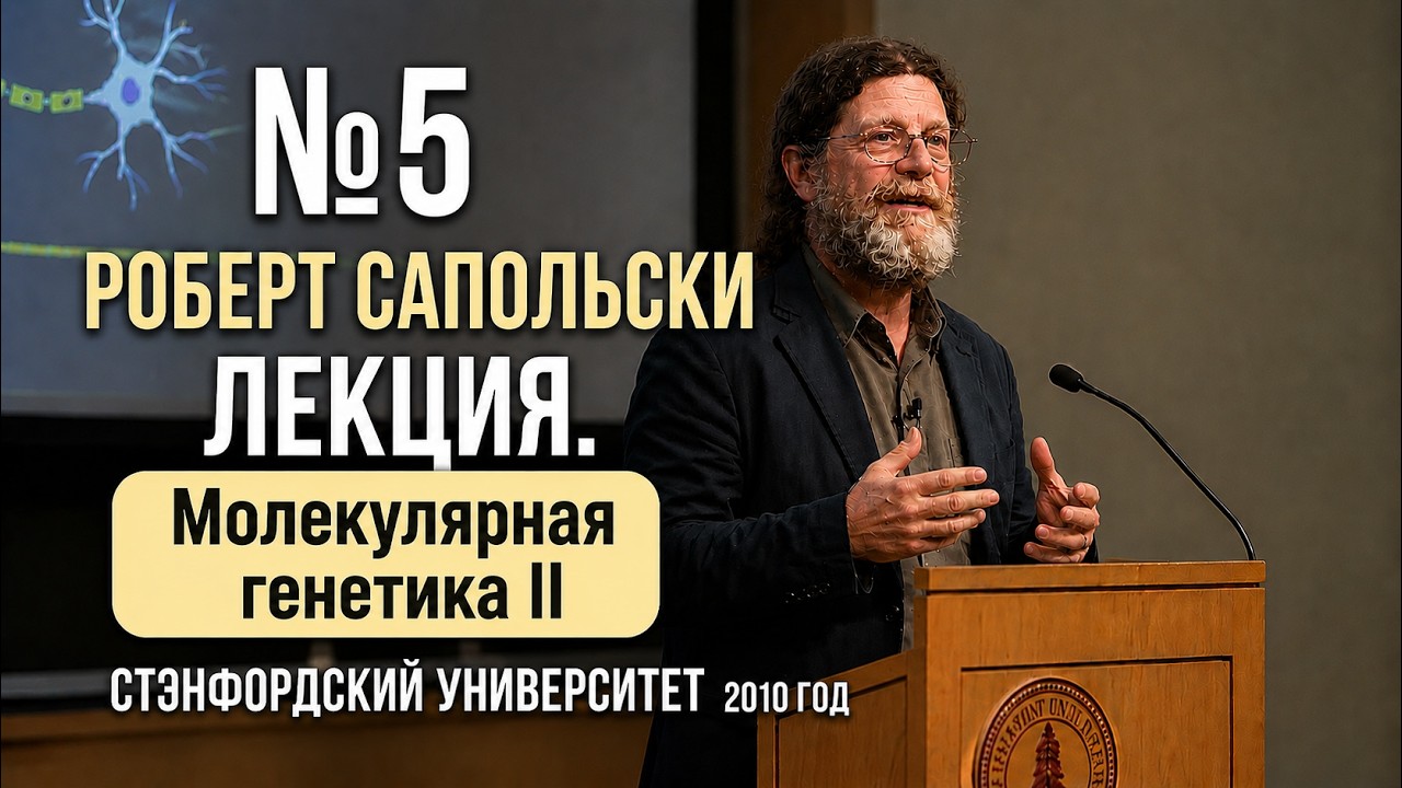 5. Роберт Сапольски | Молекулярная генетика II | Тайные Архивы