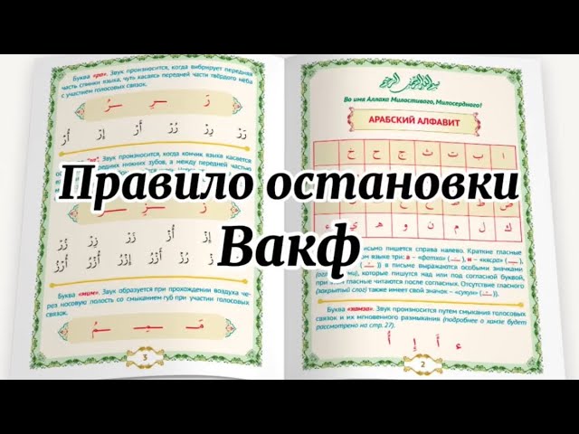 Муаллим сани. Урок 15  Остановка
