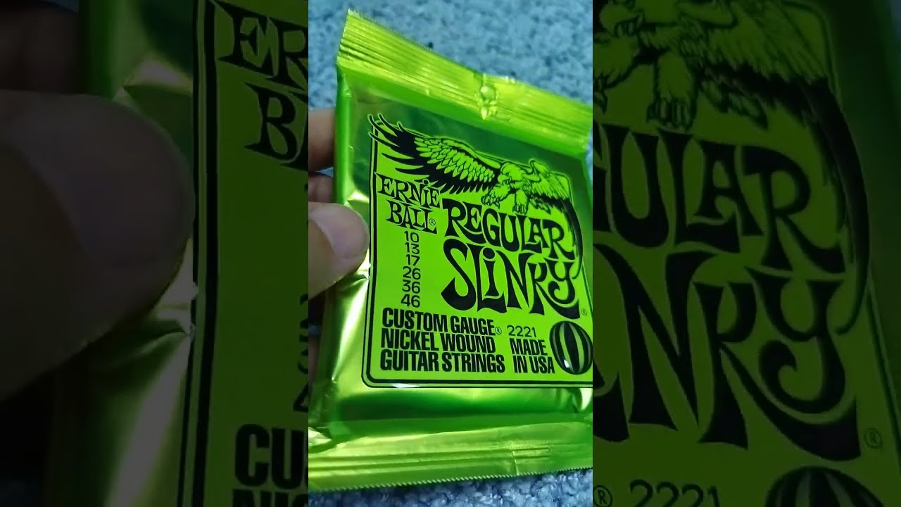 Оригинальные струны Ernie Ball  сравнение их с подделкой.