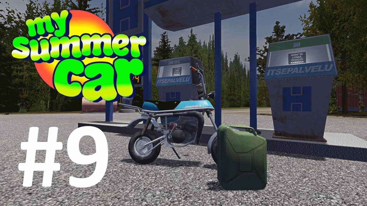 ЗАПРАВИЛ САТСУМУ!  My Summer Car 9 с РУЛЁМ!