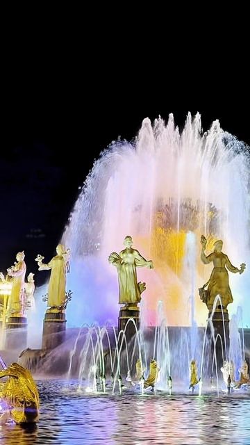 Фонтаны ВДНХ ⛲ 3 минуты у воды | Небольшая пауза среди дня