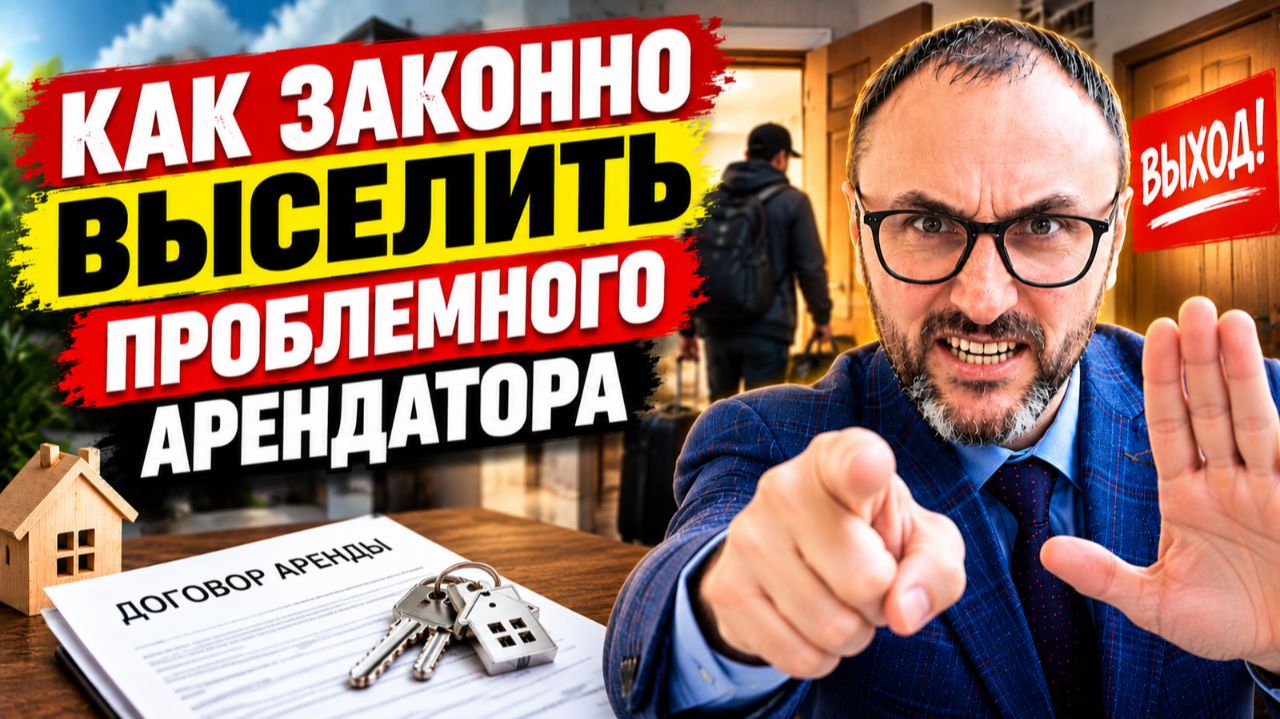 КАК ЗАКОННО ВЫСЕЛИТЬ ПРОБЛЕМНОГО НАНИМАТЕЛЯ.