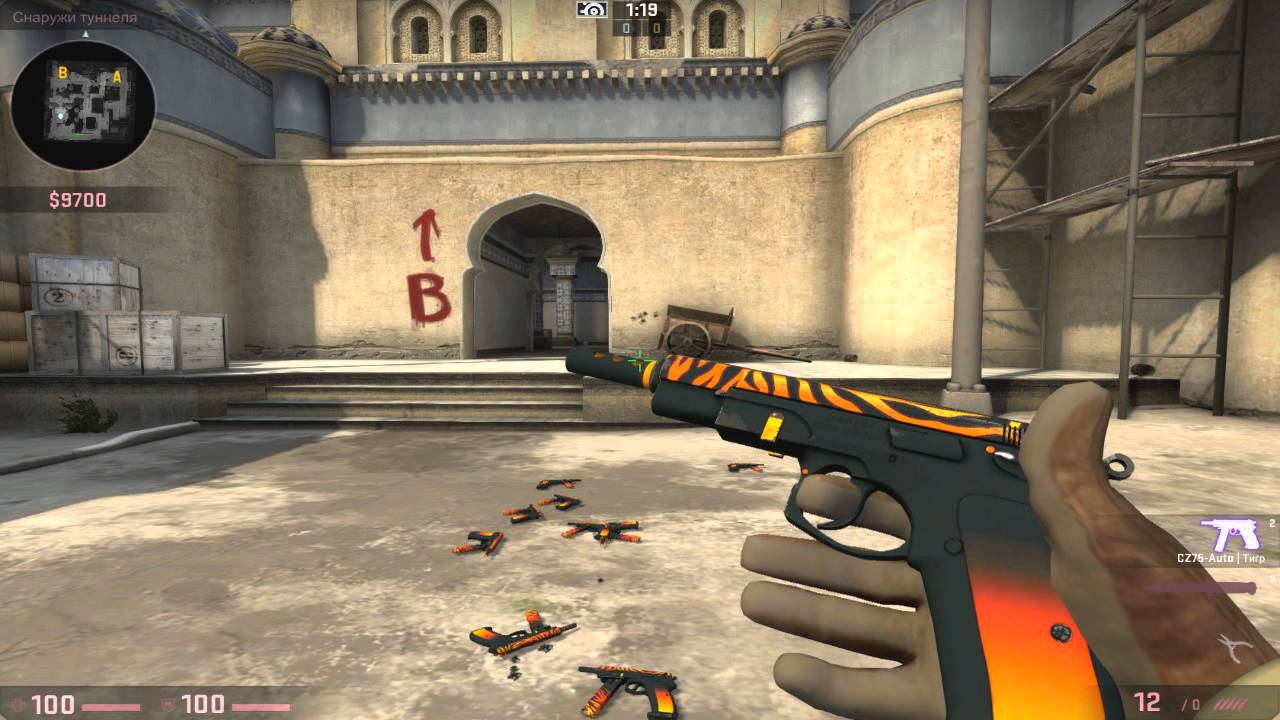 CS:GO Показ скинов оружия 3 - CZ75-Auto  Тигр