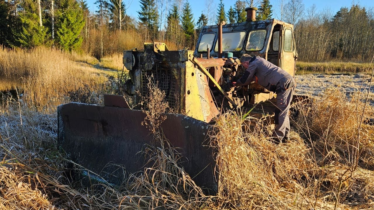 T-100 Bulldozer. Стоял 15 лет. Заведётся или нет??(Will It Start?)