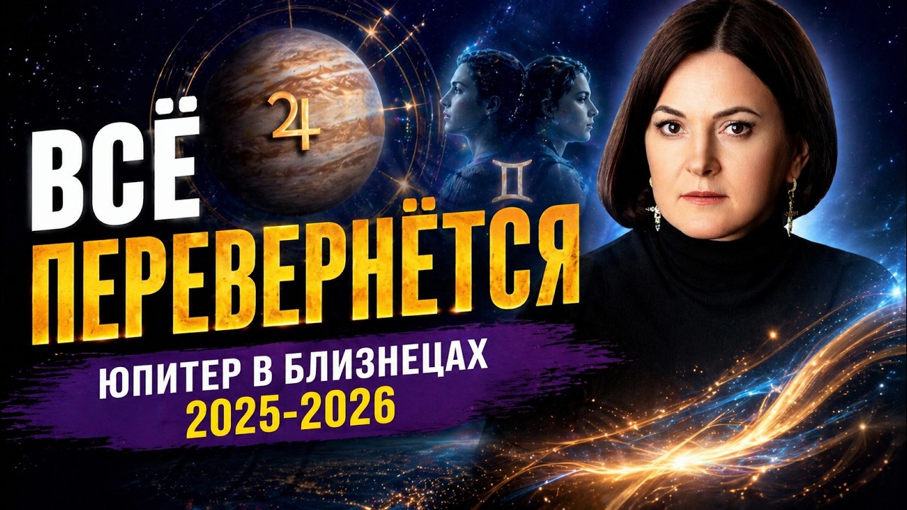 Юпитер в Близнецах 20252026: новый цикл и перемены