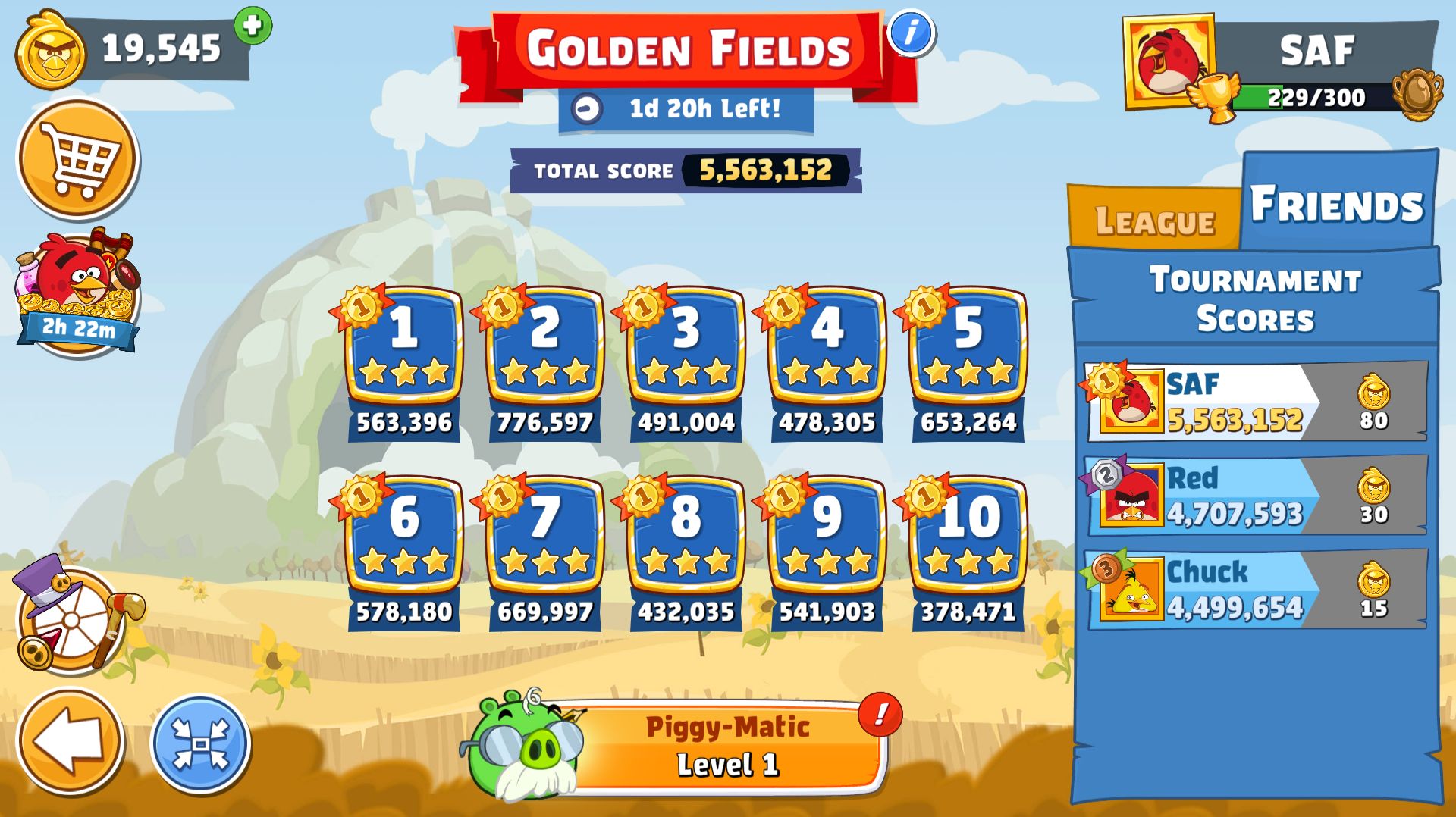 Angry Birds Friends. Golden Fields (21.09.2026). Все уровни 3 звезды. Прохождение от SAFa.