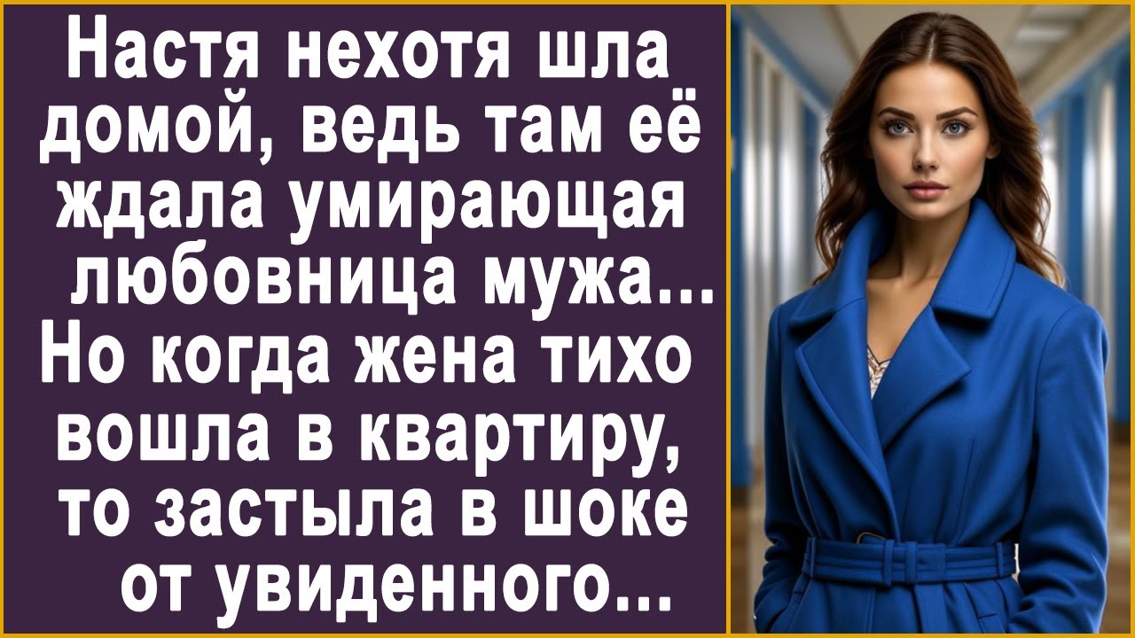 Настя нехотя шла домой, ведь там её ждала любовница мужа. Но когда жена вошла в квартиру...