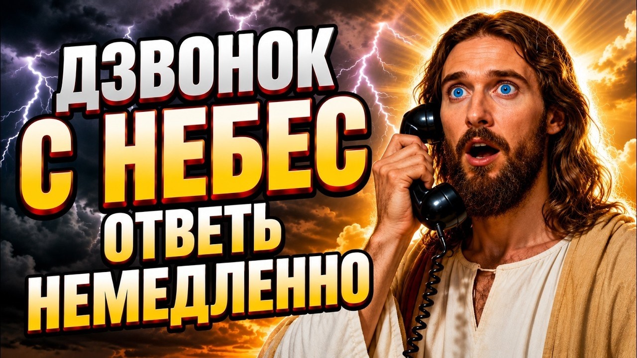 БОГ ГОВОРИТ: С НЕБЕС ПОСТУПАЕТ ЗВОНОК — ВОЗЬМИ ТРУБКУ ПРЯМО СЕЙЧАС | ПОСЛАНИЕ БОГА ДЛЯ ТЕБЯ СЕГОДНЯ