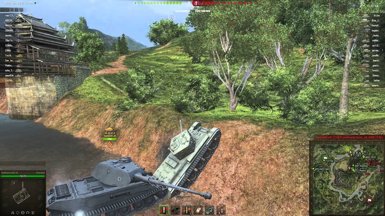 WorldOfTanks знаменитый баг вертушка WOT