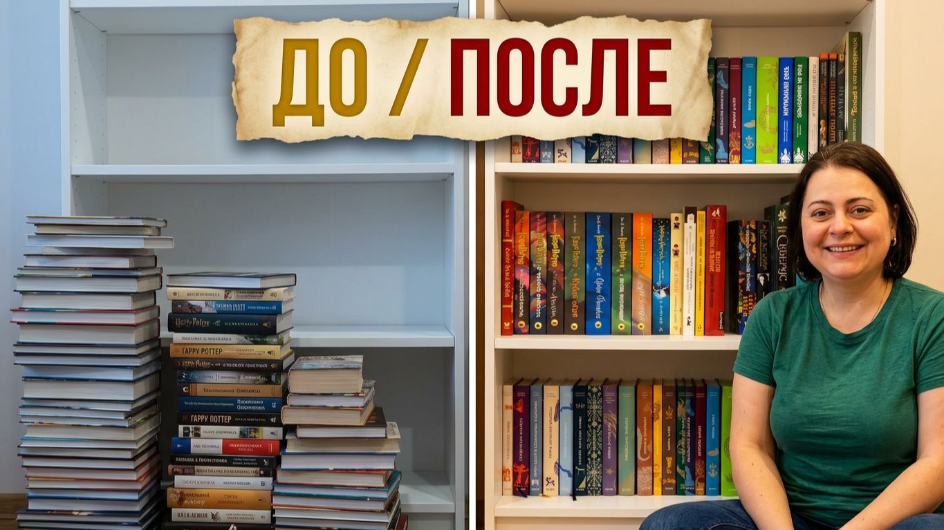 Книжный переезд: большая перестановка на полках