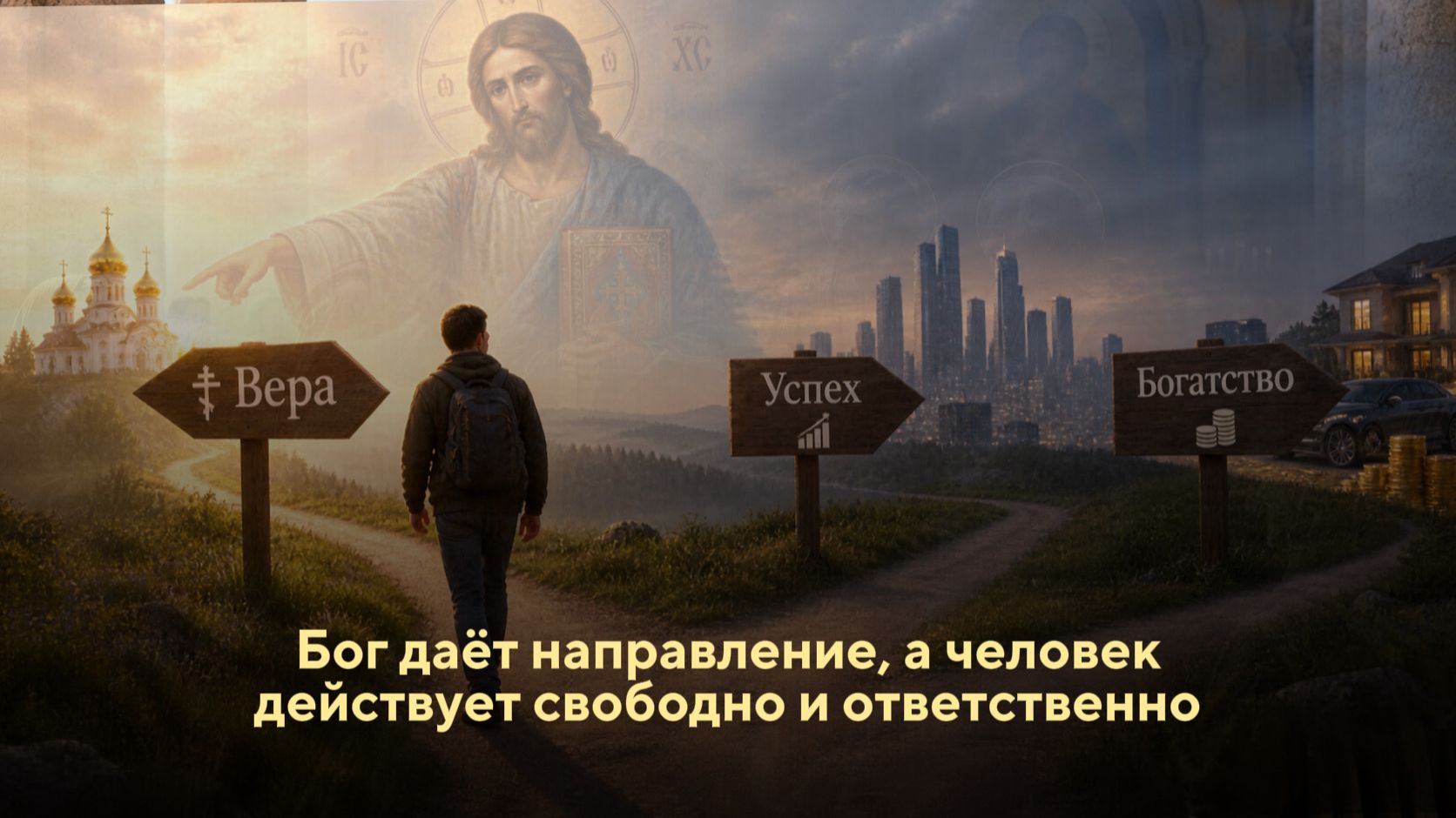 Бог дает направление, а человек действует свободно и ответственно
