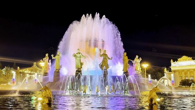 Фонтаны ВДНХ ⛲ Звук воды для работы, чтения и отдыха | 1 час