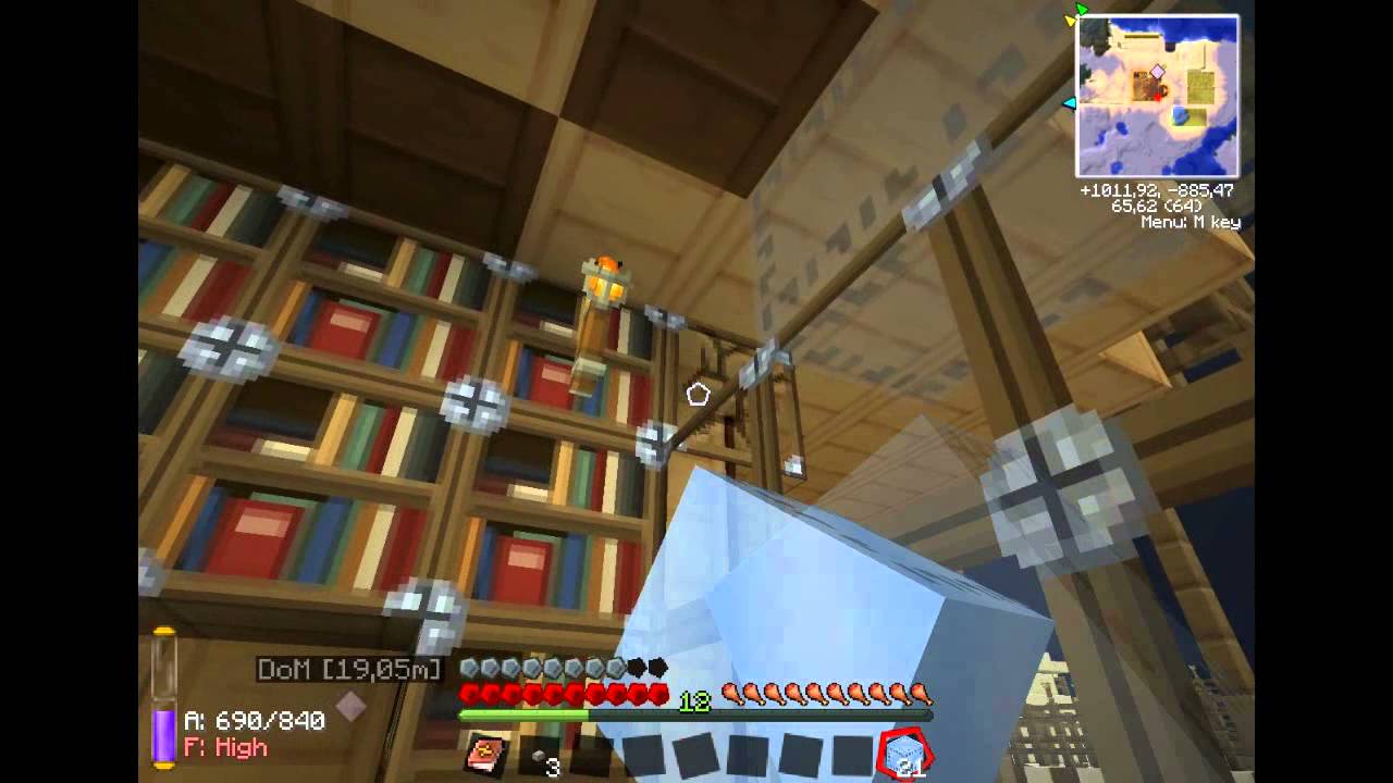 Minecraft. ThaumCraft. серия №21 ( нерушимые блоки )