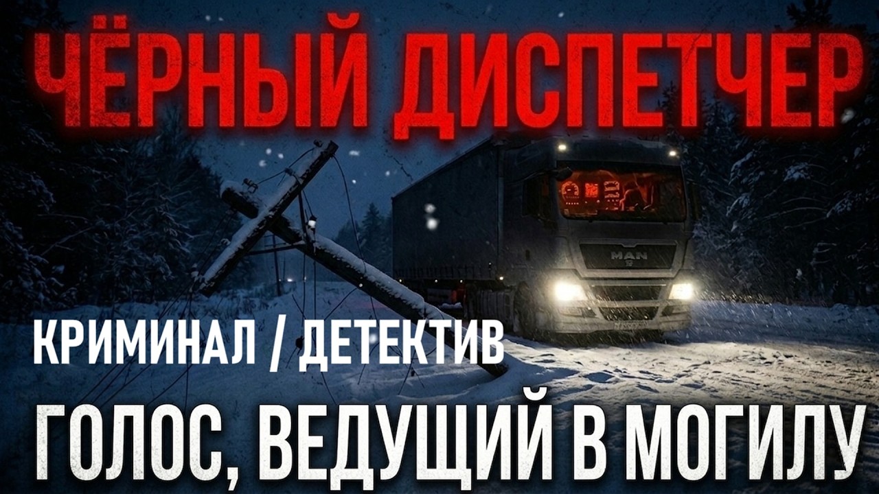 ЧЁРНЫЙ ДИСПЕТЧЕР. Криминал  Детектив  Рассказы о дальнобойщиках и дорогах на ночь