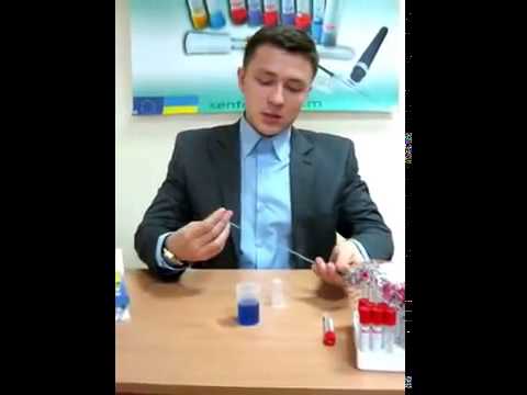Техника забора при помощи вакуумной системы для забора венозной крови от Sente Lab