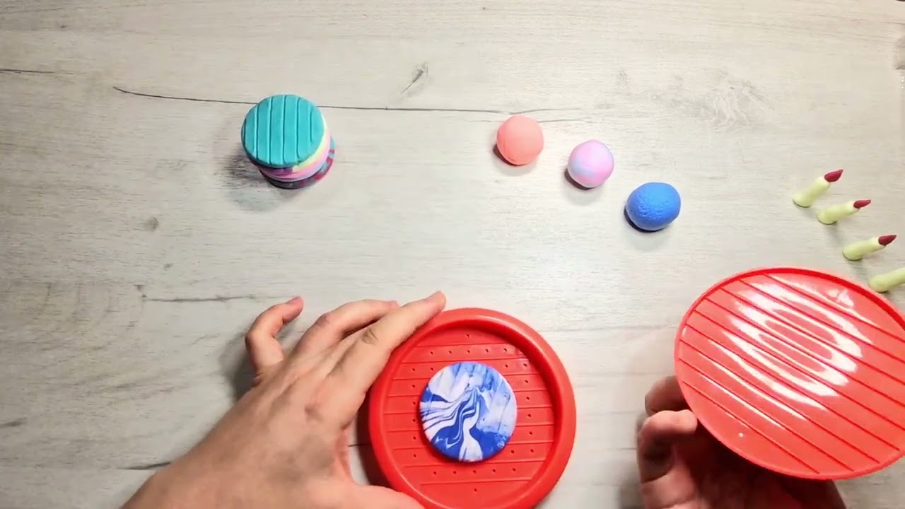 Лепим торт на День Рождения  из воздушного пластилина. #лепимизпластилина #plasticine #ермексаз