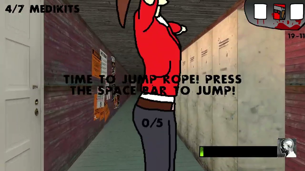 Left 4 Baldi #1 Вместо балди теперь Эллис?? Эй френсис пилсы дай а не проходы баррикадируй