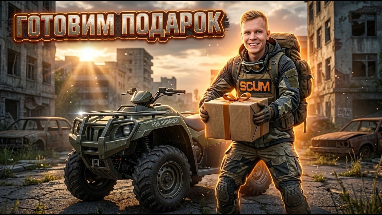 ГОТОВИМ ПОДАРОК ДЛЯ SHIMORO  PVP СЕРВЕР  SCUM 2026