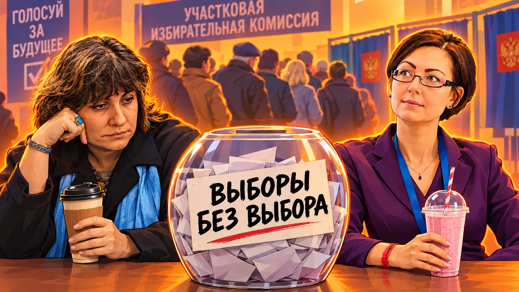 ДАРЬЯ МИТИНА И АНГЕЛИНА ПОТЕРЯЙКО: очереди, сбои и недопуск людей к голосованию- такие выборы 2026