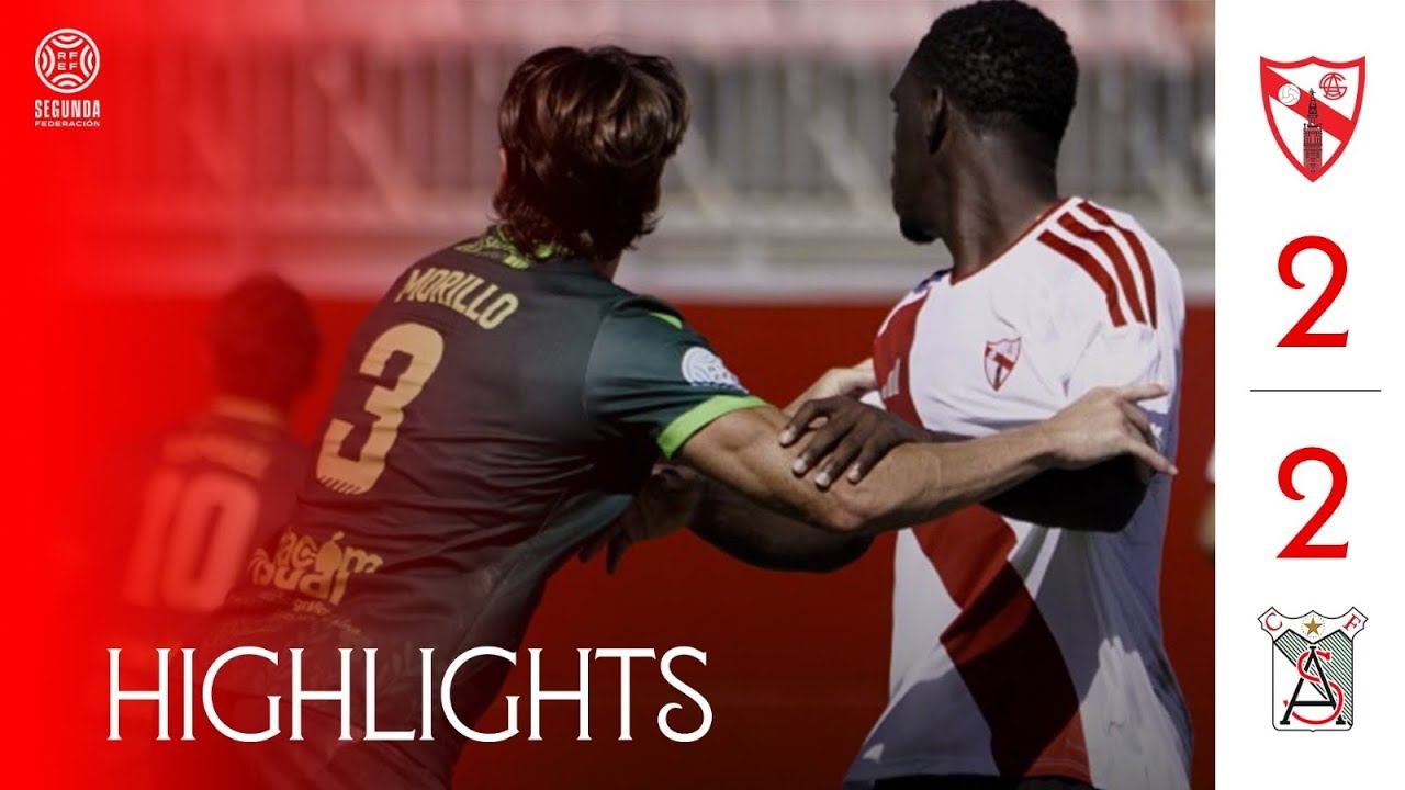 Sevilla Atlético Vs Atlético Sanluqueño CF (2-2) Segunda Federación | Resumen