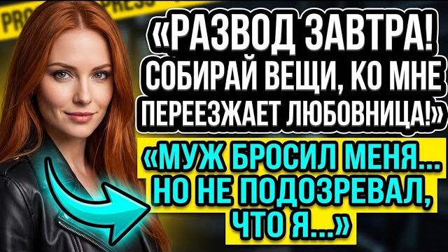 Муж привёл любовницу и выгнал меня из дома не подозревая какую папку я положила на стол