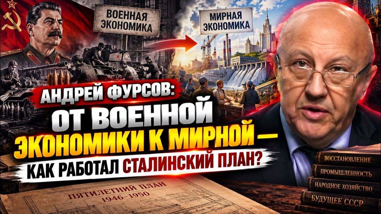 Андрей Фурсов От военной экономики к мирной как работал сталинский план