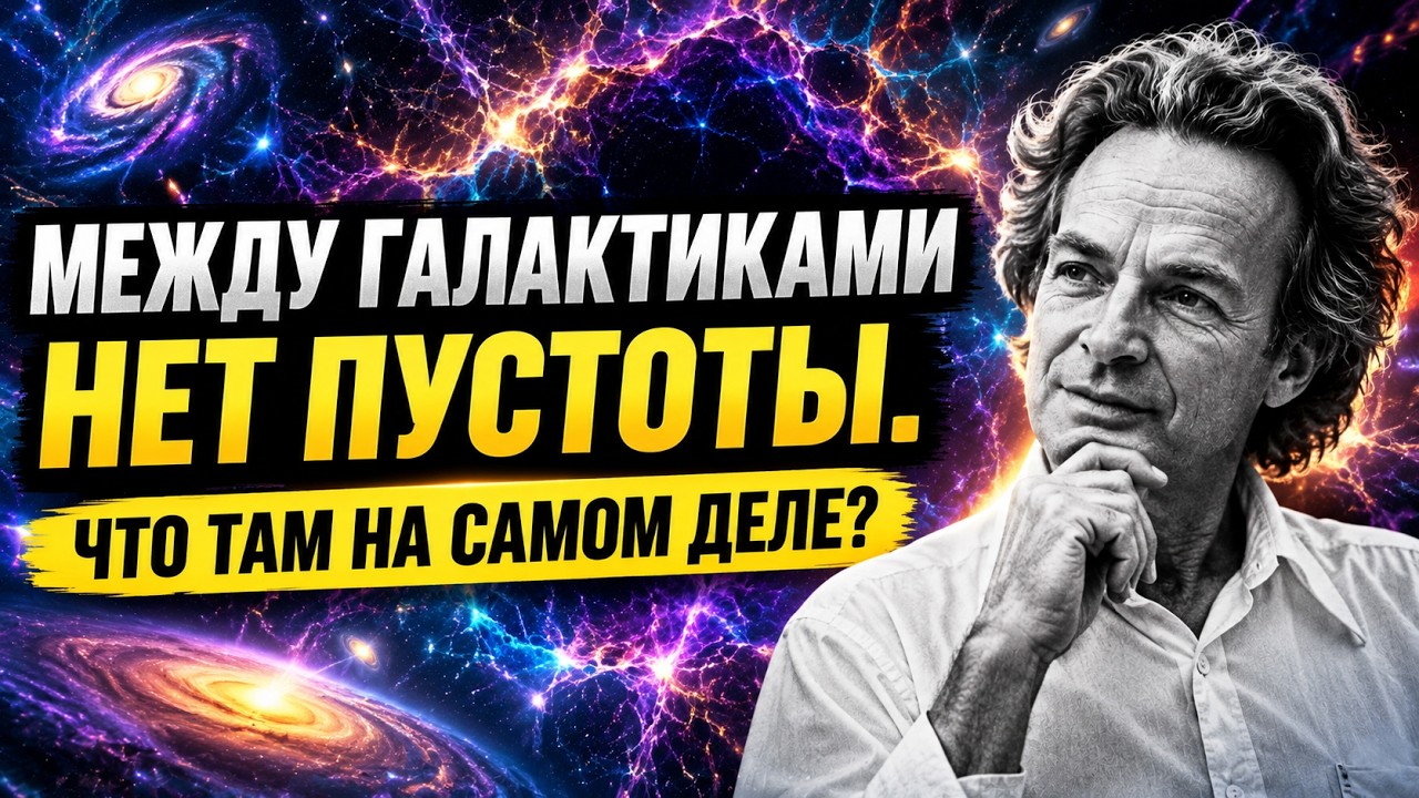 Между галактиками НЕТ пустоты. То что там находится изменит ваше понимание Вселенной