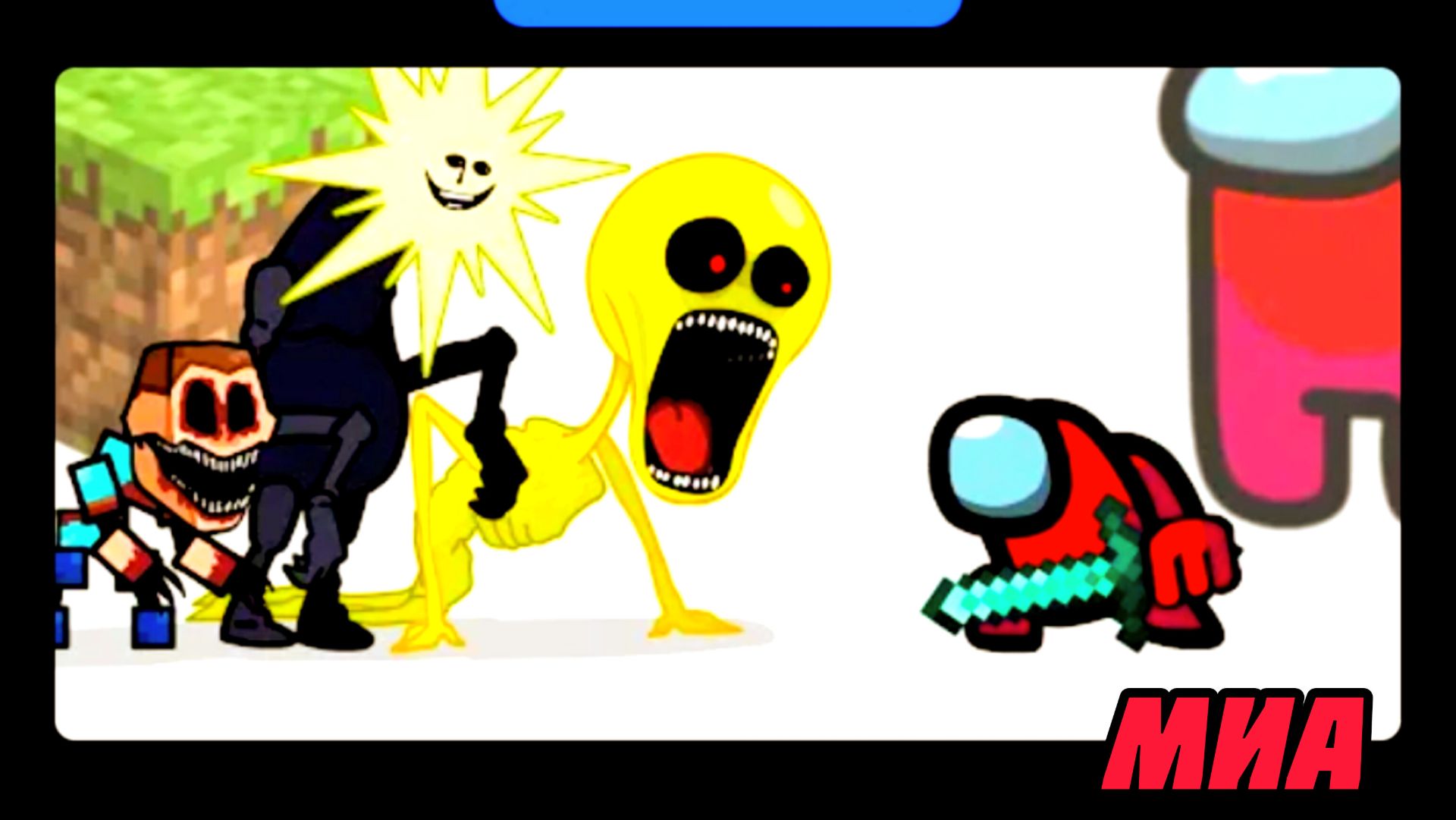 🏀🛴Mini Crewmate Kills Пугающий мод Майнкрафт# Весëлая анимация 🍉🎉