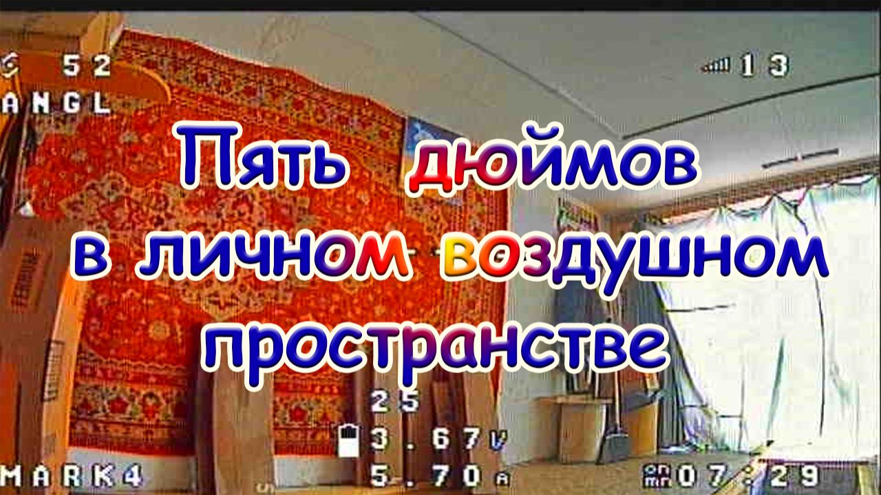 Пять дюймов в личном воздушном пространстве