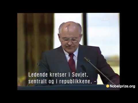 Нобелевская лекция Михаила Горбачева Ратуша Осло 5 июня 1991 года