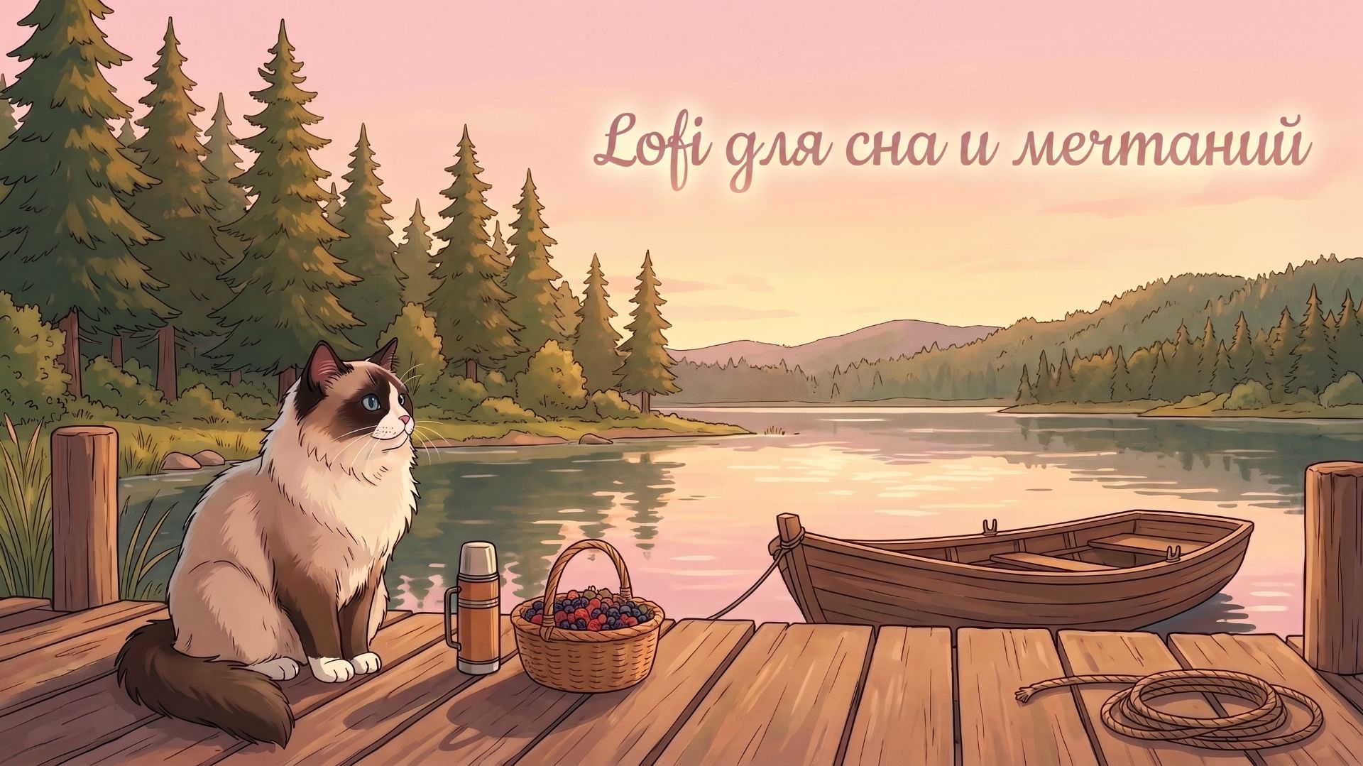 Честер в Карелии  Белые ночи у озера  Lofi для сна и мечтаний