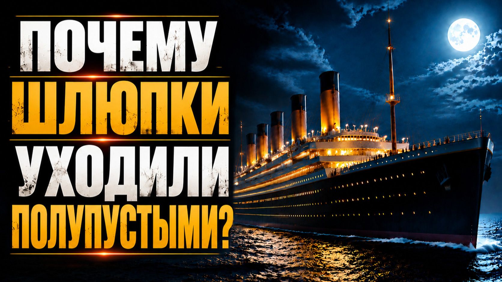 «Титаник». Как всё происходило на самом деле