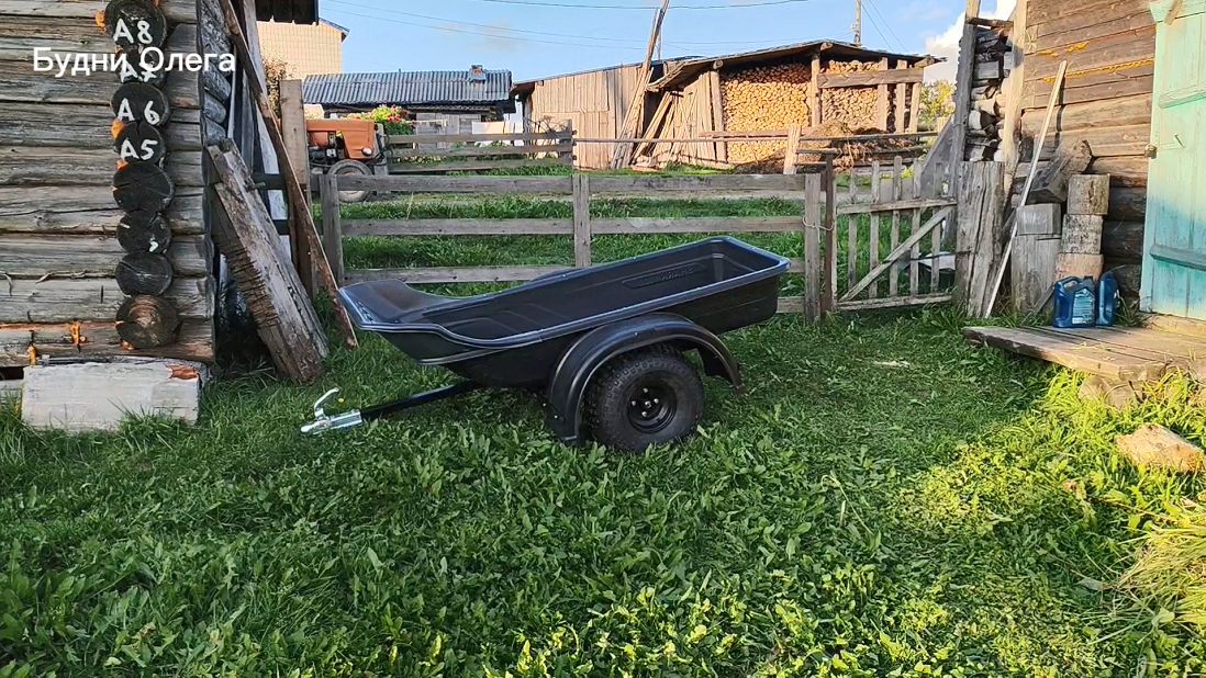 Купил новый прицеп. Меняю тормозные колодки на трицикле. Работа на крыше.16.09.26