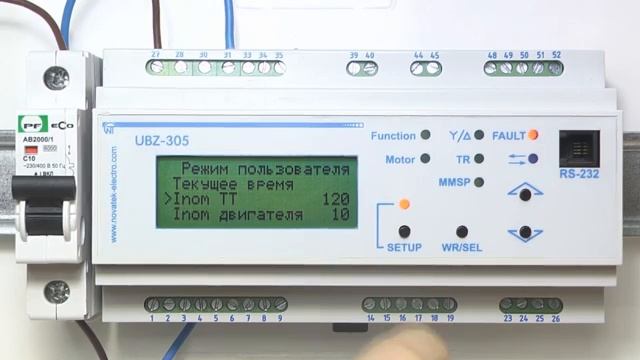 Обзор блок защиты электродвигателей УБЗ-305