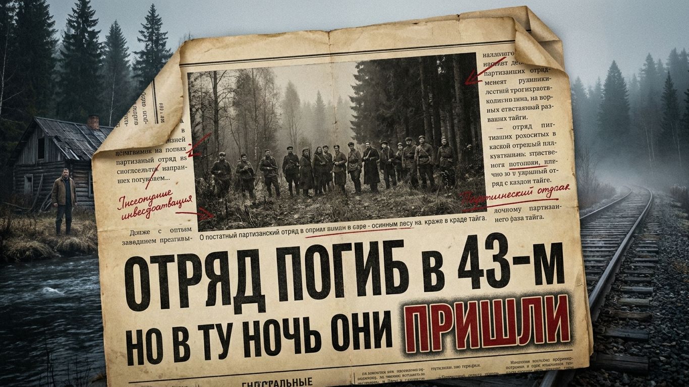 ПРИЗРАКИ ПАРТИЗАН | Таёжные истории | мистический рассказ