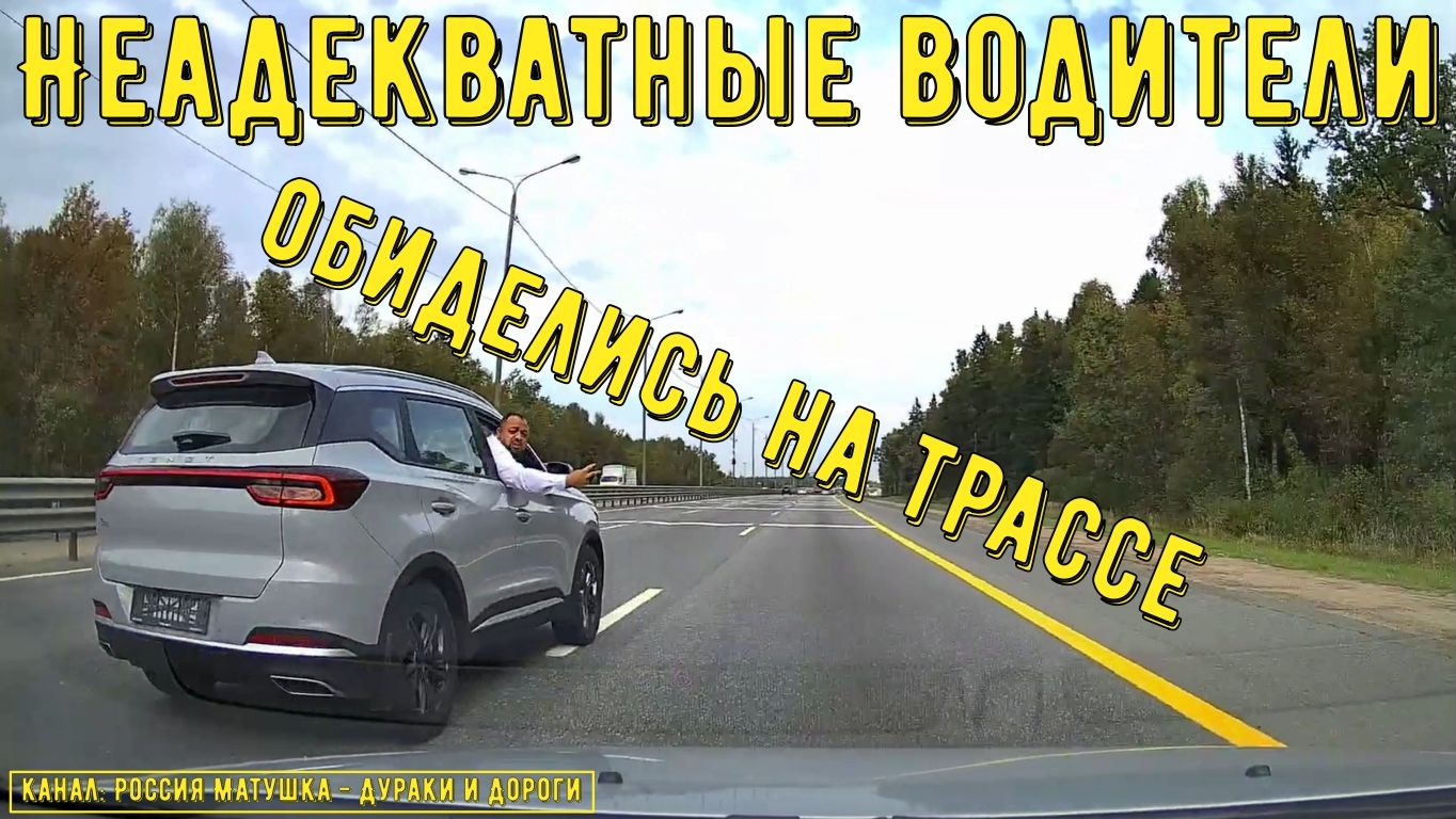 Неадекватные водители и хамы на дороге #891! Подборка на видеорегистратор!