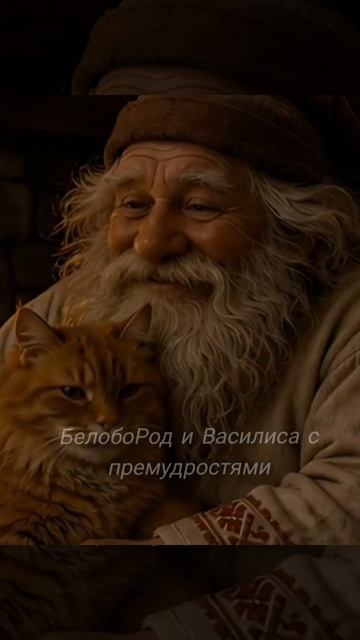 Домовой и кот (беседа у печи)