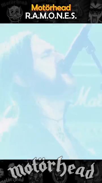 Motorhead - R.A.M.O.N.E.S. #motorhead #lemmy #rocknroll #heavymetal