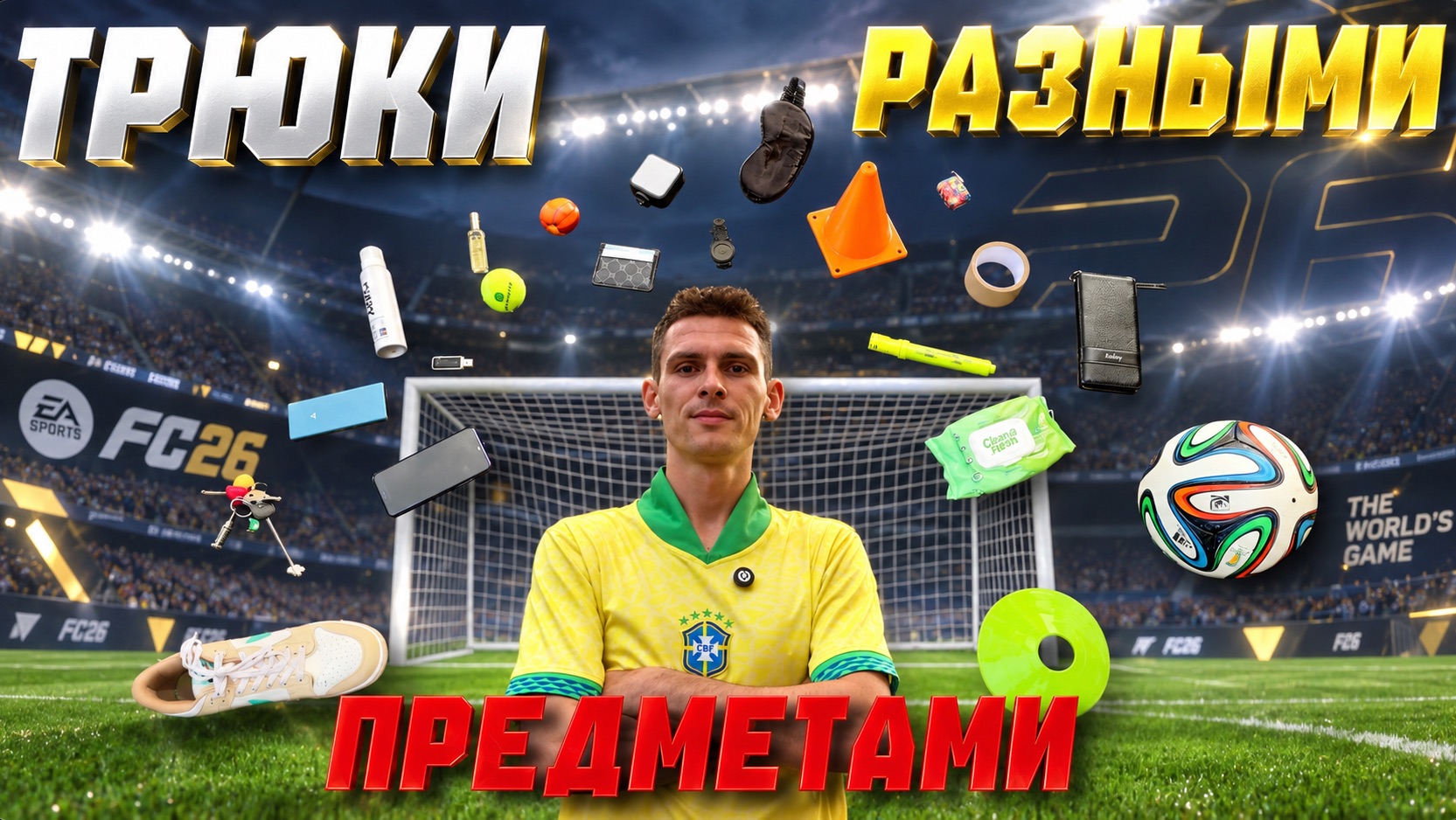 Делаю трюки разными предметами