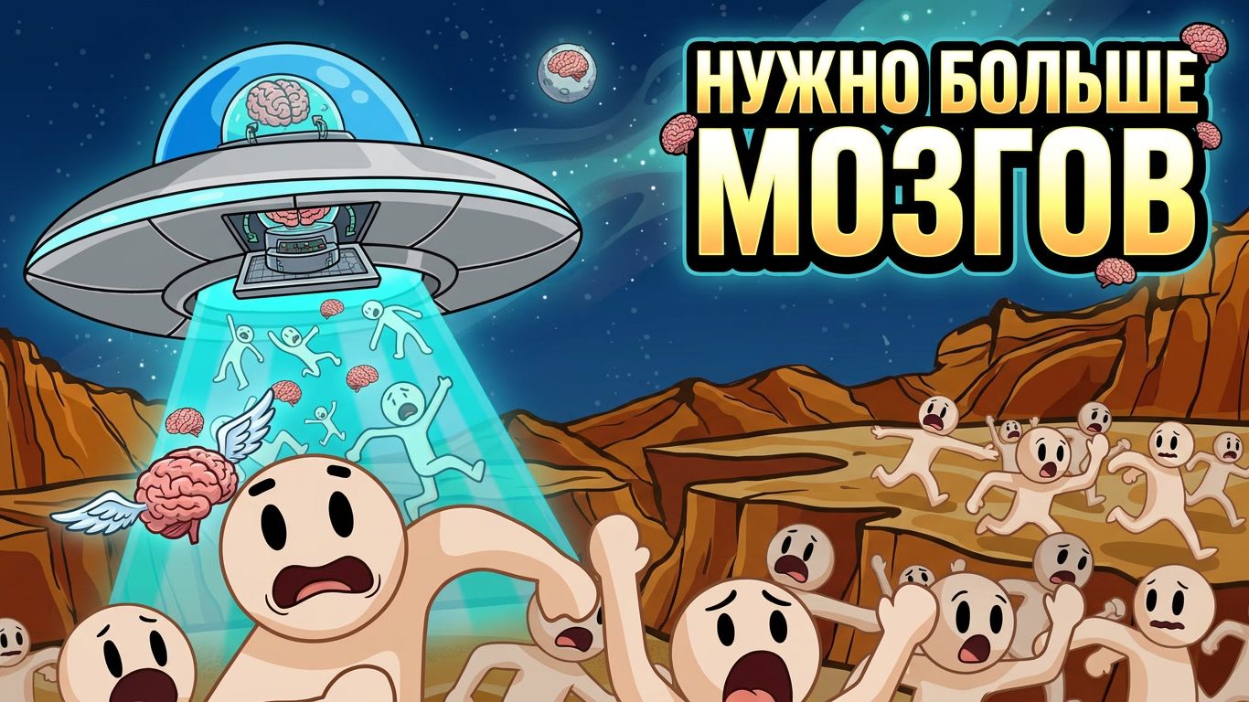 🛸 ПОХИЩАЮ ВСЕХ ЛЮДЕЙ НА ЗЕМЛЕ! 👽 Залипательный кликер про НЛО We Need More Humans!