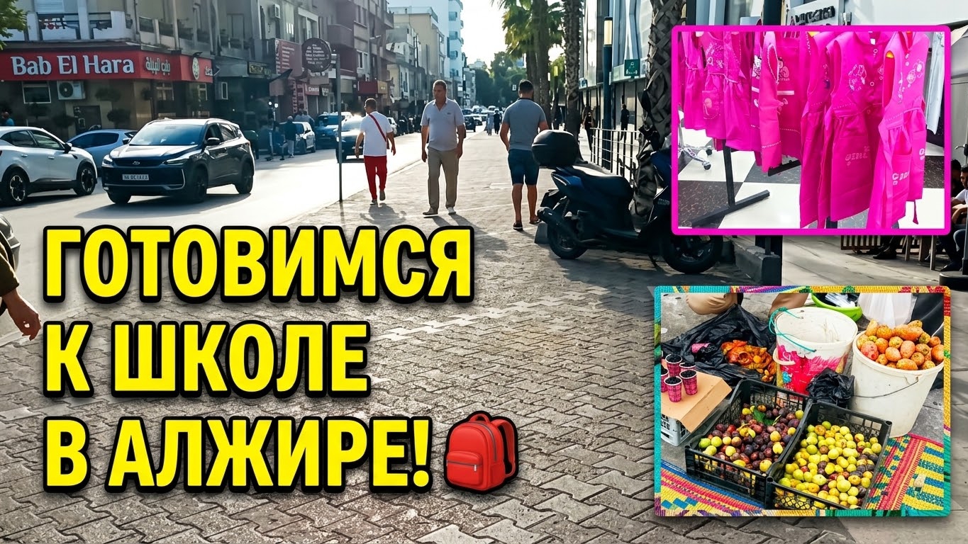 Алжирская жизнь БЕЗ ФИЛЬТРОВ: школьный базар рецепты и местный колорит 