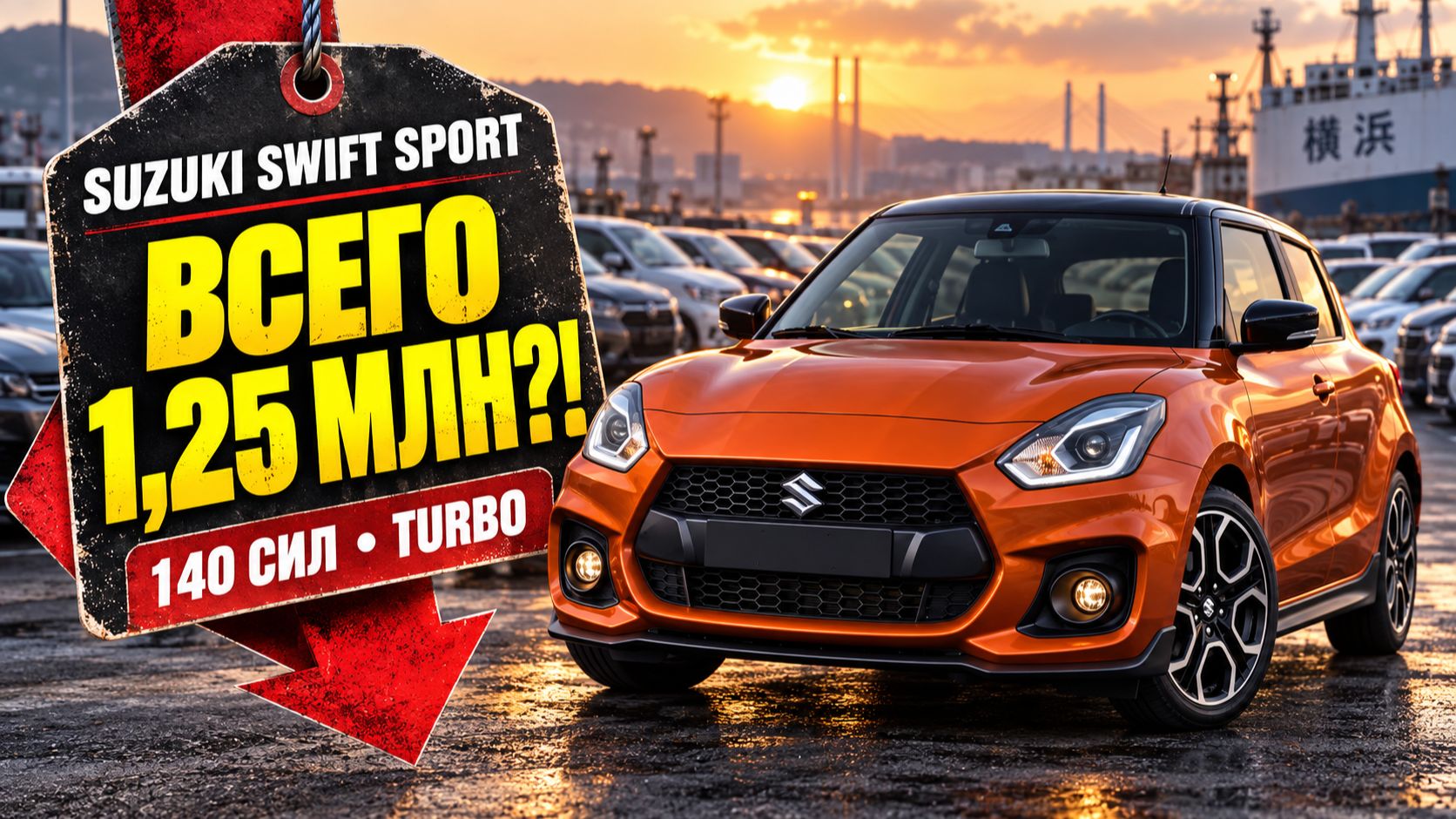 SUZUKI SWIFT Sport: 140 л.с., ТУРБО и механика! Маленькая ракета за 1,25 млн ₽