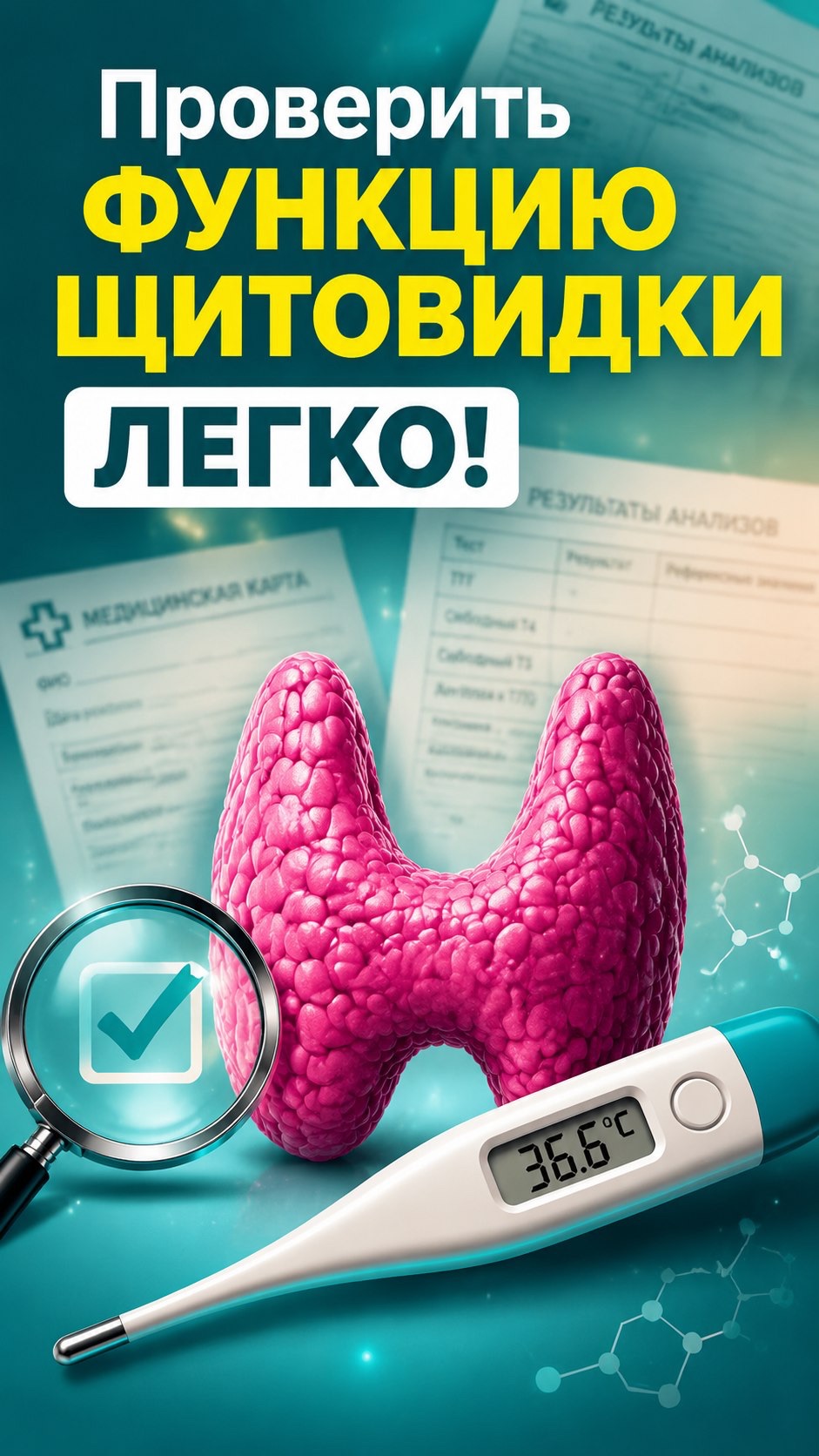 Проверить функцию щитовидки легко!