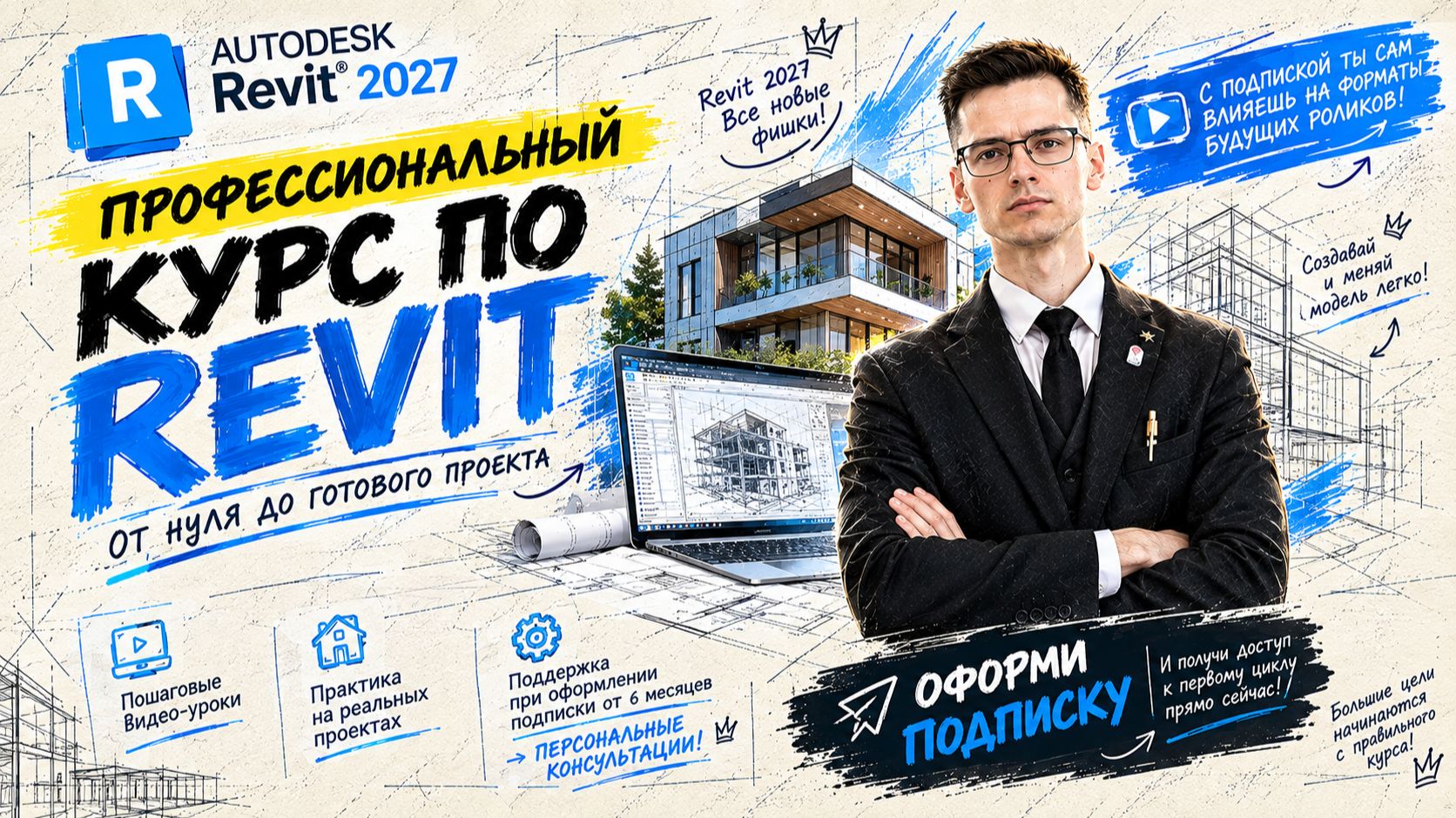 REVIT с нуля до уверенного пользователя | Полный обзор функционала в одном видео