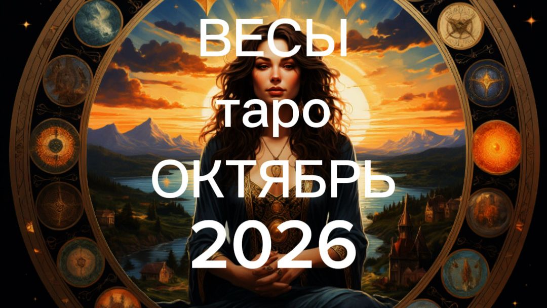 ВЕСЫ таро-прогноз на ОКТЯБРЬ 2026 от Марии Тихоновой