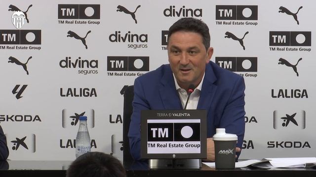 PRESENTACIÓN DE BRAULIO VÁZQUEZ, DIRECTOR DEPORTIVO DEL VALENCIA CF