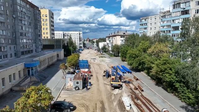 Курган продолжает замену изношенных коммуникаций